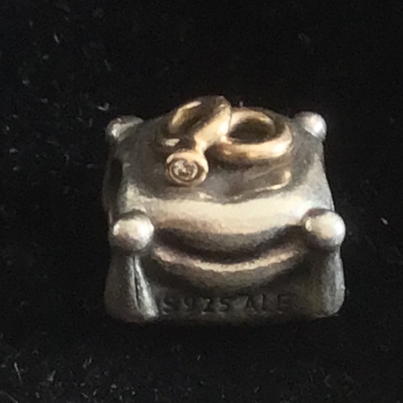 COPY - Pandora two tone wedding rings charm - Picture 9 of 10